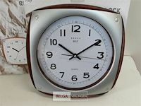 3 x wandklok 33x33 cm - afbeelding 3 van  3