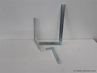 3 x winkelhaak staal 150-200-300 mm - afbeelding 2 van  2