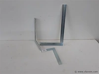 3 x winkelhaak staal 150-200-300 mm - afbeelding 2 van  2