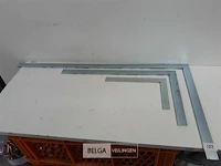 3 x winkelhaak staal 150-300-600 mm - afbeelding 1 van  3