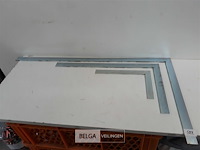 3 x winkelhaak staal 150-400-600 mm - afbeelding 1 van  3