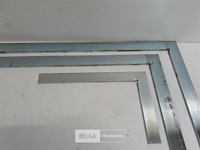 3 x winkelhaak staal 150-400-600 mm - afbeelding 3 van  3