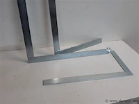 3 x winkelhaak staal 400-600-800 mm - afbeelding 2 van  2