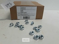3 x zeskantmoer verzinkt m 6 200 stuks - afbeelding 3 van  3