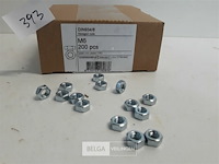 3 x zeskantmoer verzinkt m 6 200 stuks - afbeelding 3 van  3