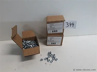 3 x zeskantmoeren verzinkt m 4 200 stuks - afbeelding 1 van  2