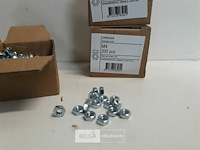 3 x zeskantmoeren verzinkt m 4 200 stuks - afbeelding 3 van  3
