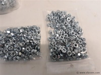 3 x zeskantmoeren verzinkt m 5 200 stuks - afbeelding 2 van  2