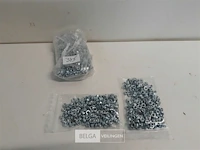 3 x zeskantmoeren verzinkt m 5 200 stuks - afbeelding 1 van  3