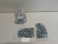 3 x zeskantmoeren verzinkt m 5 200 stuks - afbeelding 1 van  3