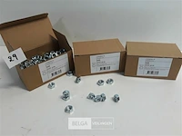 3 x zeskantmoeren verzinkt m 8 200 stuks - afbeelding 2 van  3