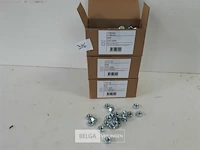 3 x zeskantmoeren verzinkt m 8 200 stuks - afbeelding 1 van  3