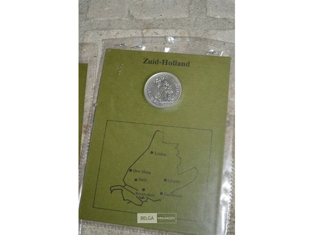 3 zilveren munten nederland - afbeelding 3 van  4