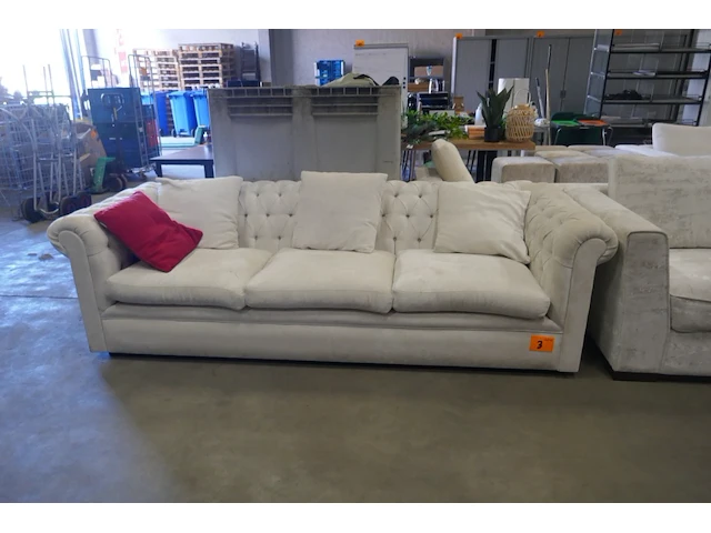3-zit zetel toonzaalmodel trybou - afbeelding 3 van  3