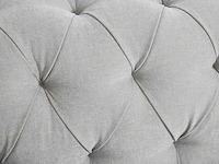 3-zits chesterfield bank in lichtgrijze stof - afbeelding 13 van  16