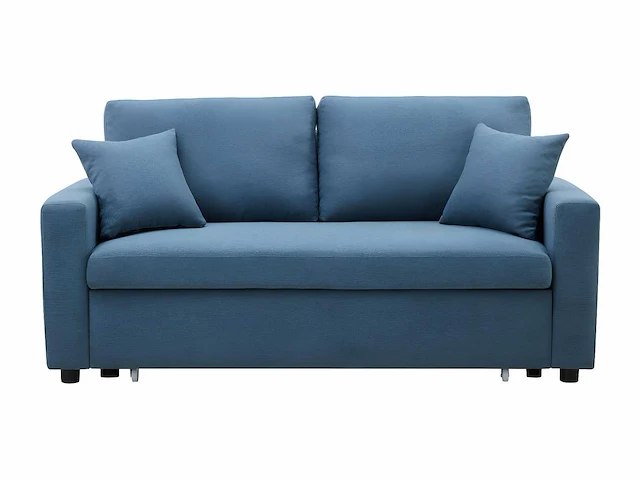 3-zits slaapbank in stof - blauw - afbeelding 3 van  6