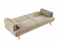 3-zits slaapbank slaapbank in stof - beige - afbeelding 4 van  5