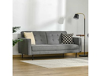 3-zits stoffen slaapbank met slaapfunctie - afbeelding 2 van  6