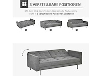 3-zits stoffen slaapbank met slaapfunctie - afbeelding 6 van  6