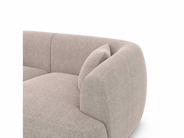 3-zitsbank - beige gestructureerde stof - afbeelding 7 van  11