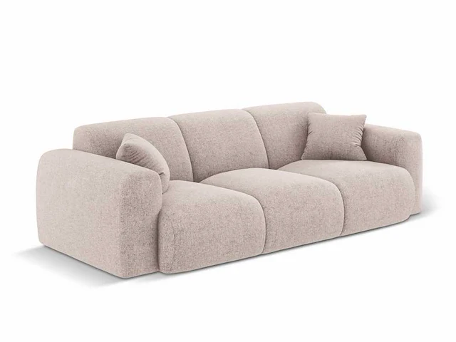 3-zitsbank - beige stof - afbeelding 3 van  6