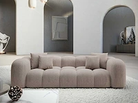 3-zitsbank - beige stof - afbeelding 1 van  8