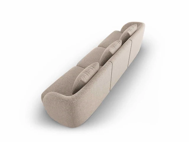 3-zitsbank - beige stof - afbeelding 3 van  5