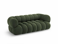 3-zitsbank - groen fluweel - afbeelding 3 van  7