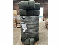 3-zitsbank - groen fluweel - afbeelding 7 van  7