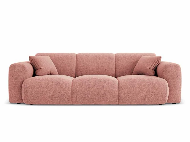 3-zitsbank - roze stof - afbeelding 2 van  7