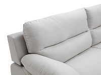 3-zitsbank in beige stof - afbeelding 4 van  7