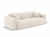 3-zitsbank lichtbeige stof - afbeelding 3 van  7