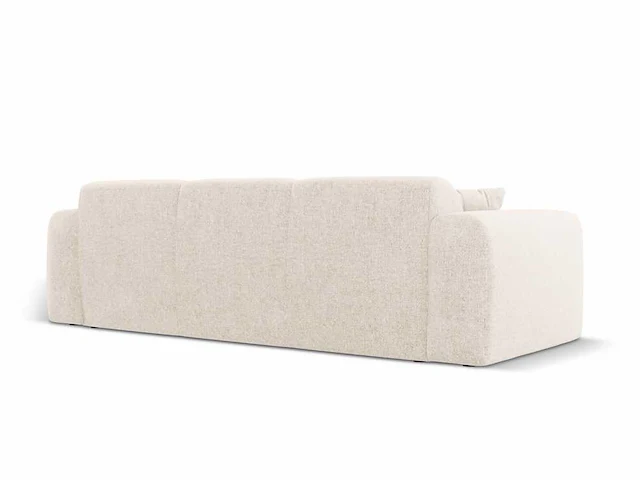 3-zitsbank lichtbeige stof - afbeelding 4 van  7