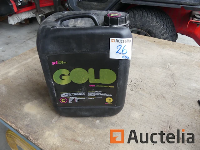 30 bussen van 10 liter sulfos gold intensieve plantenmest - afbeelding 2 van  5