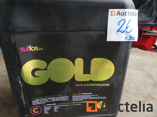 30 bussen van 10 liter sulfos gold intensieve plantenmest - afbeelding 3 van  5