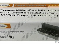 30 delige krachtdoppen torx, veeltand en inbus - afbeelding 1 van  3