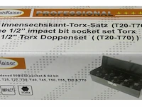 30 delige krachtdoppen torx, veeltand en inbus - afbeelding 1 van  3