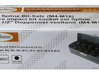 30 delige krachtdoppen torx, veeltand en inbus - afbeelding 2 van  3