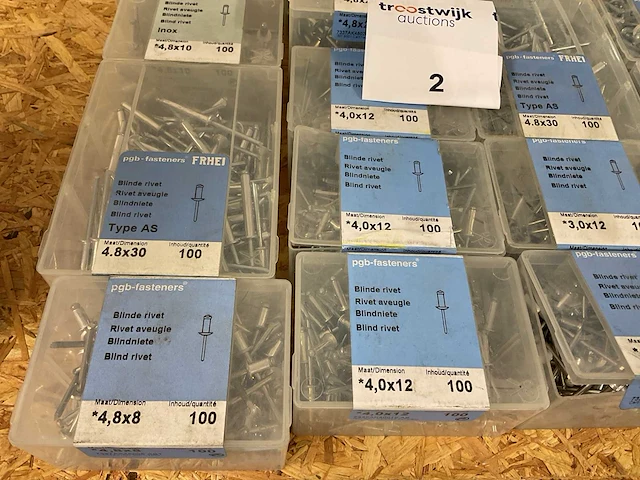 30 dozen blindklinknagels - afbeelding 2 van  5