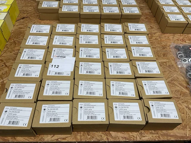 30 dozen spaanplaatschroeven - afbeelding 1 van  5