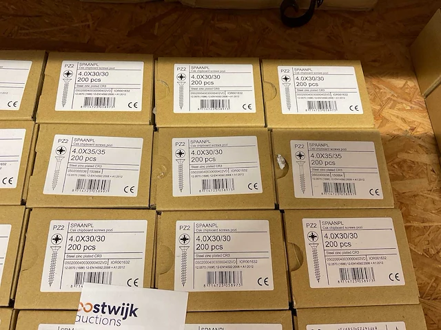30 dozen spaanplaatschroeven - afbeelding 4 van  5