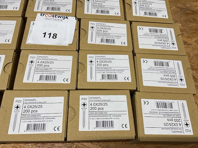 30 dozen spaanplaatschroeven - afbeelding 4 van  6