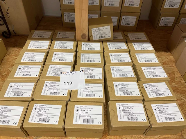 30 dozen spaanplaatschroeven - afbeelding 1 van  6