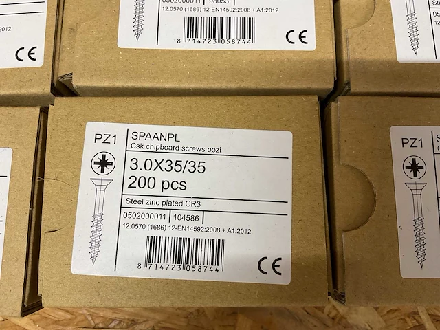 30 dozen spaanplaatschroeven - afbeelding 3 van  6