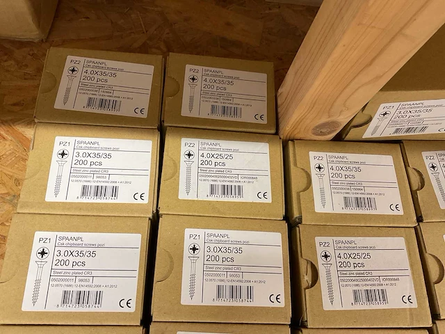 30 dozen spaanplaatschroeven - afbeelding 4 van  6
