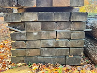 30 eikenhouten dwarsliggers - afbeelding 4 van  4