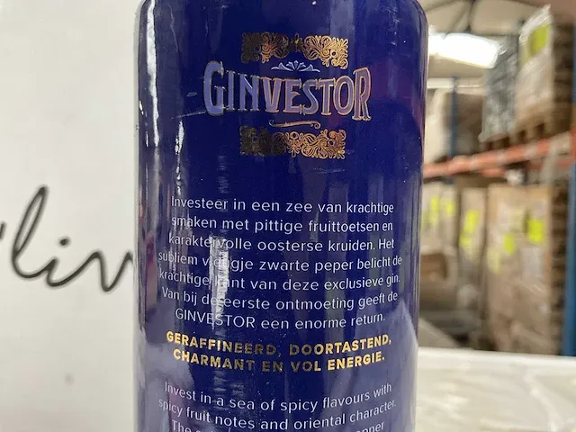 30 flessen gin o’live ginvestor 500 ml - afbeelding 5 van  6