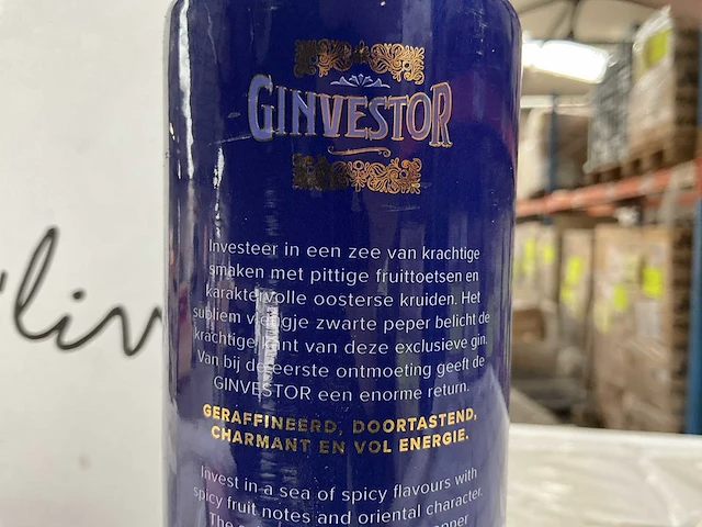 30 flessen gin o’live ginvestor 500 ml - afbeelding 5 van  6