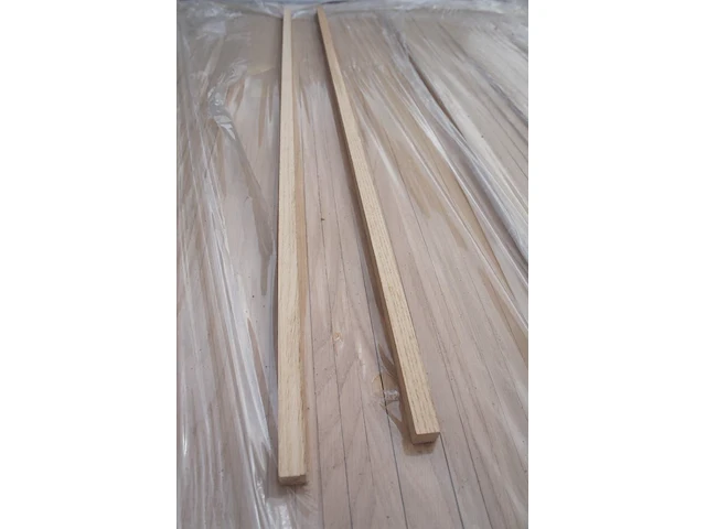 30 lm massief eiken plinten 15x15 - afbeelding 5 van  6