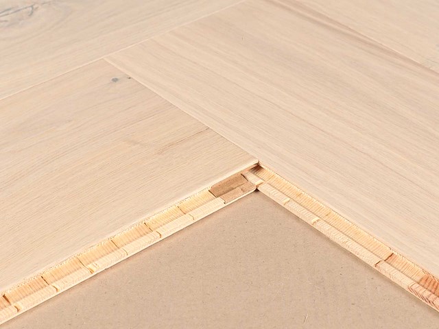 30 m2 parket eiken visgraat mutliplank - 725 x 180 x 14 mm - afbeelding 2 van  4